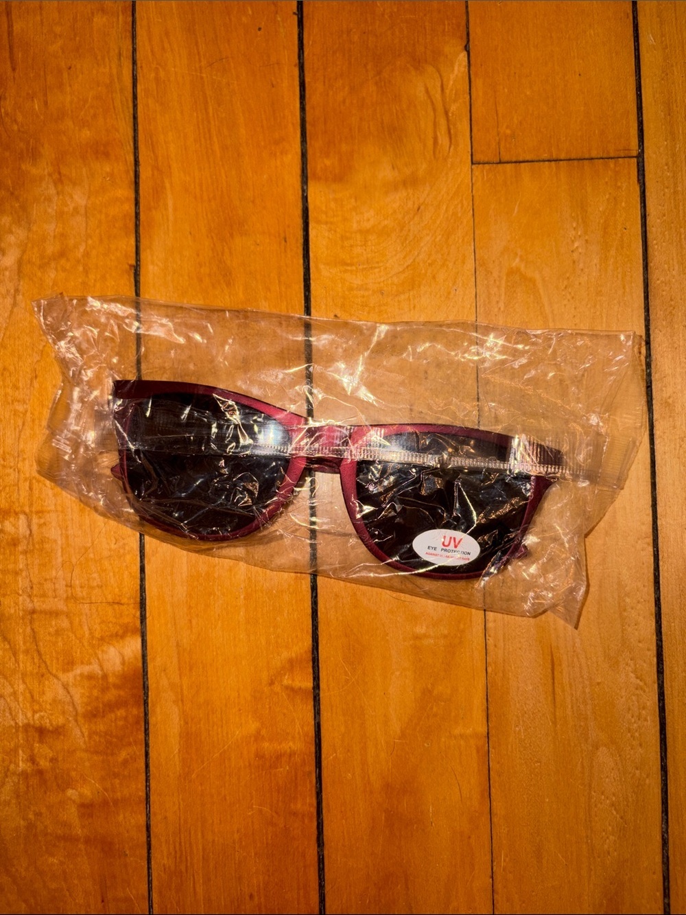 Stylish University of Minnesota Rochester Burgundy Sunglasses with Dark Lenses